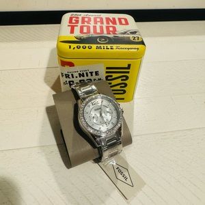 FOSSIL Riley Multifunction Stainless Steel Watch